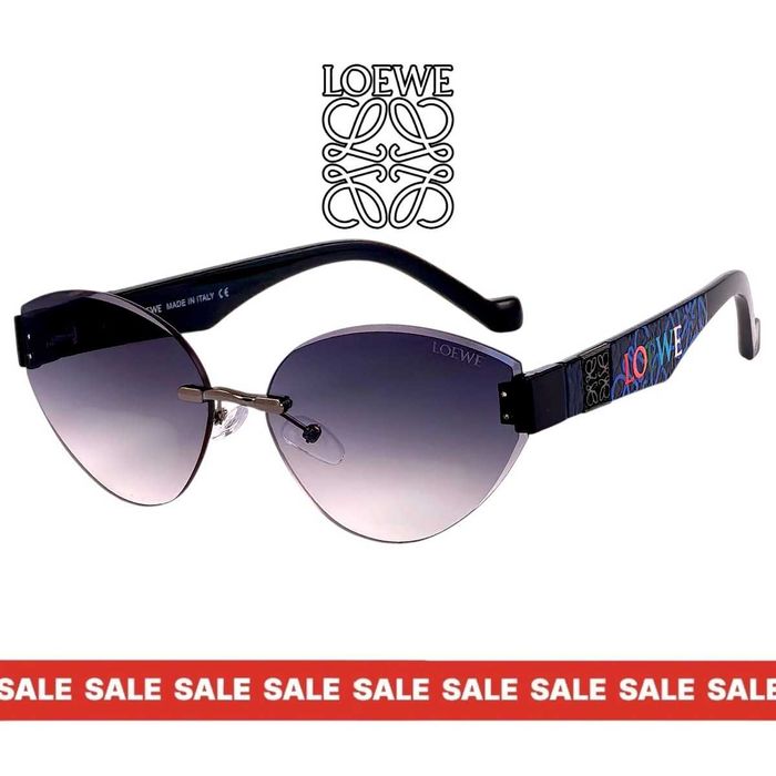 Loewe Graphic 2027 Дамски слънчеви очила с цветни графики на рамката
