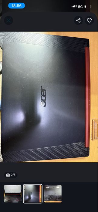 Acer nitro 5 в хорошем состоянии