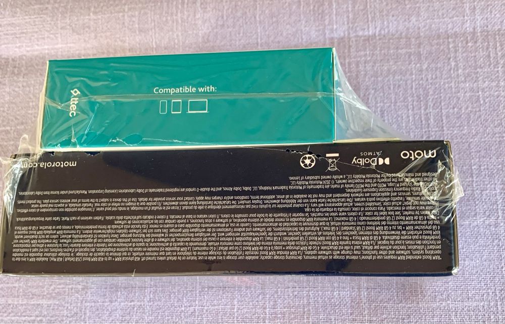 Motorola Moto g04, 4GB RAM, 64GB, Concord Black + слушалки