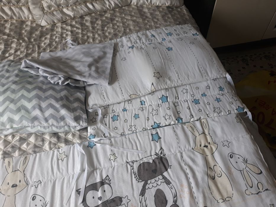 Бортики для детской кроватки