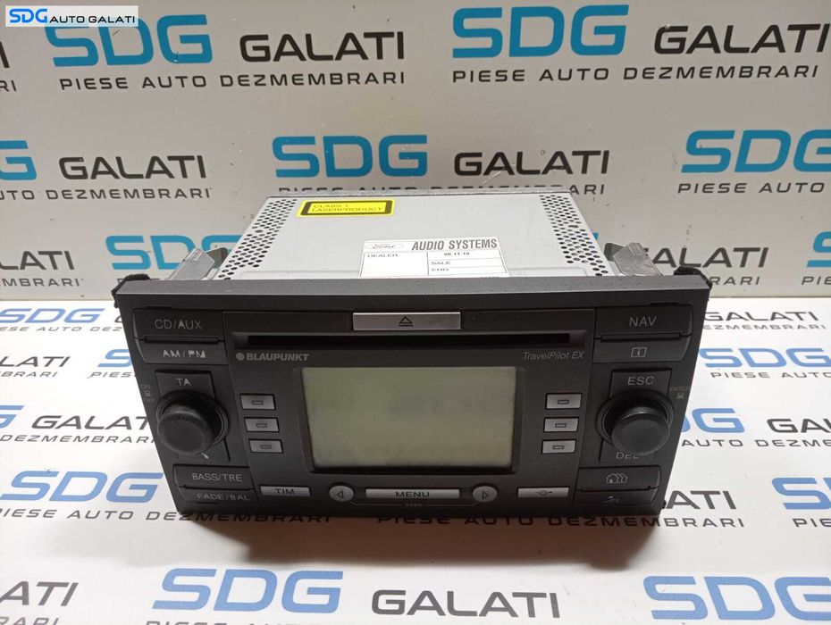 Navigatie Radio CD Player Audio Blaupunkt Ford C-Max 2004 - 2010 Cod 4M5T18K931CB [M3847]