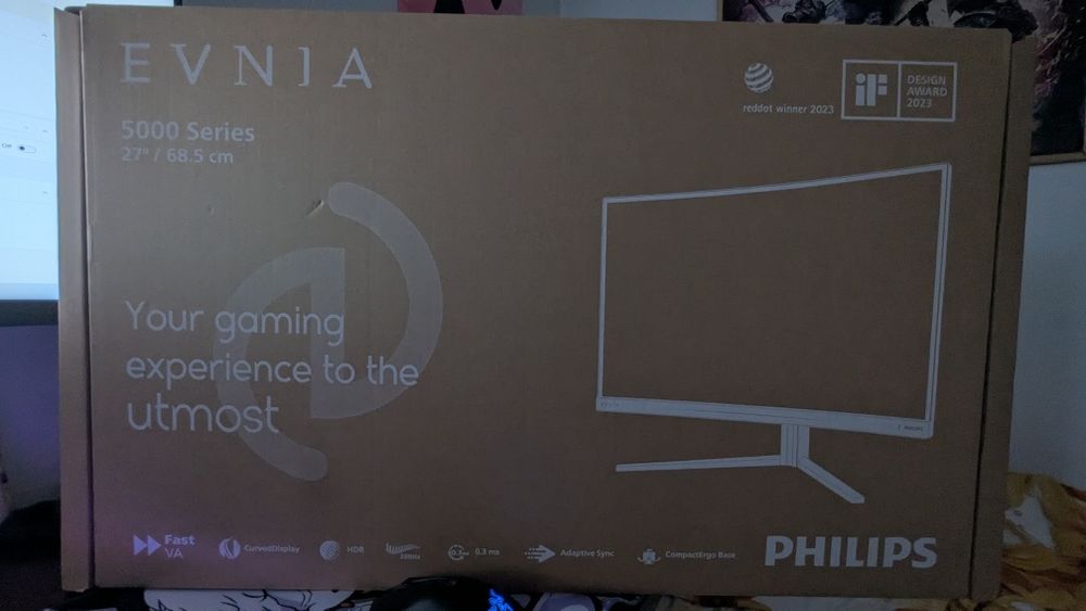 Vand Monitor Gaming curbat VA PHILIPS Evnia 27", FHD, 280Hz, HDR 10