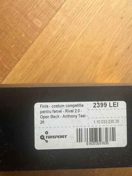 Costum Competitie Inot Dama FINIS RIVAL 2.0 - marimea 26