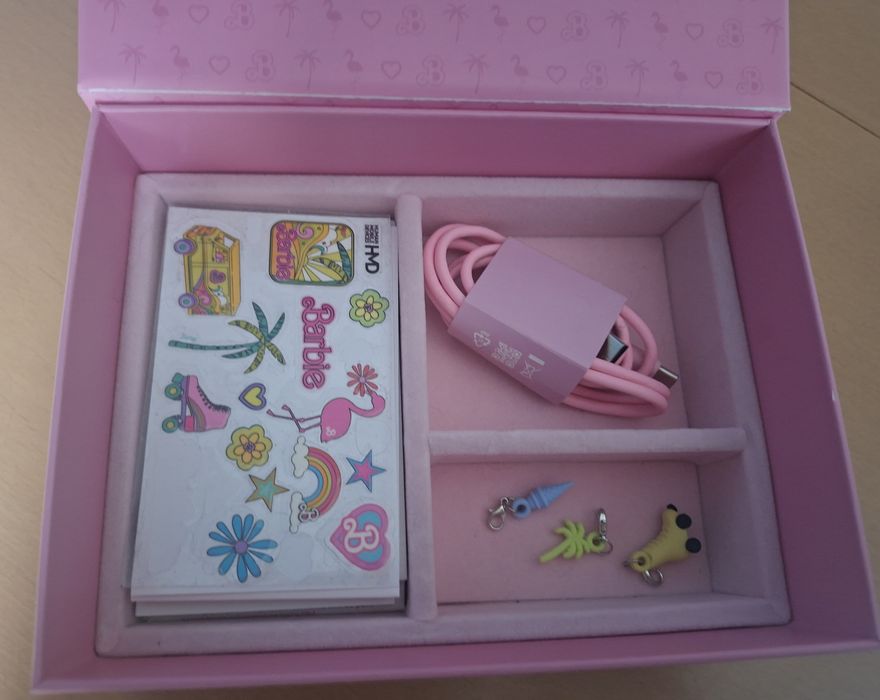 Сгъваем Barbie розов телефон