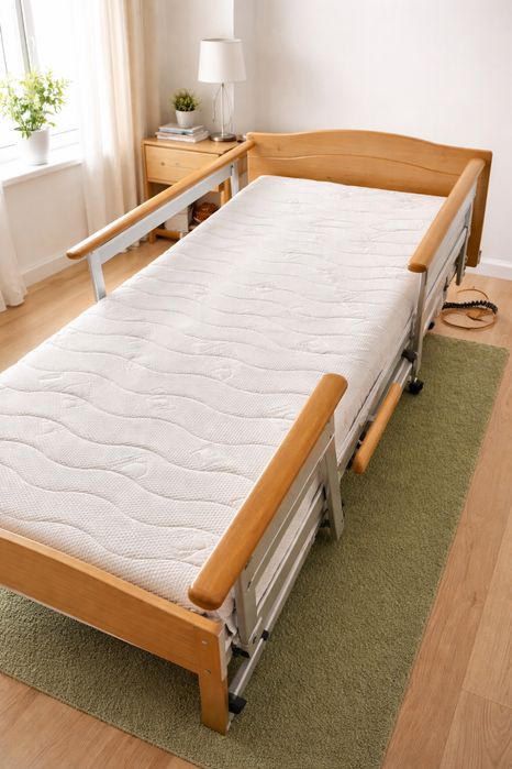 Paturi medicale reglabile cu tele saltea medicala -ideal ingrijire