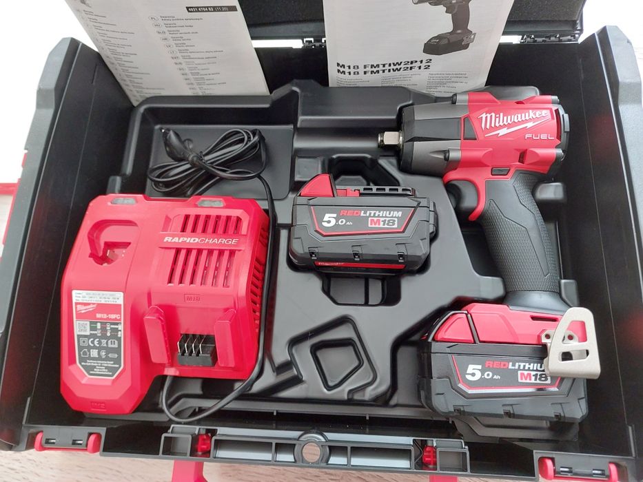Set impact mediu milwaukee M18 FMTIW2F12, 900 nm, nou