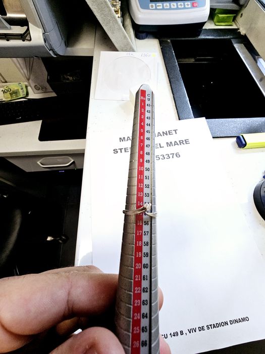 Vand inel dama din aur 18 k 2.2 g cod 674