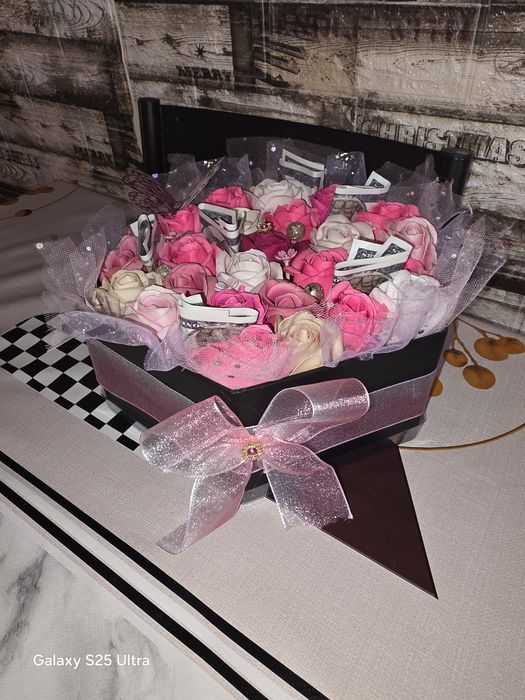 Cutie trandafiri sapun Rose