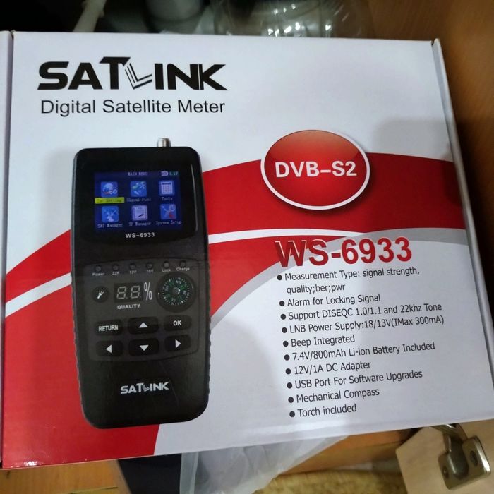 Измеритель уровня сигнала Satlink WS6933