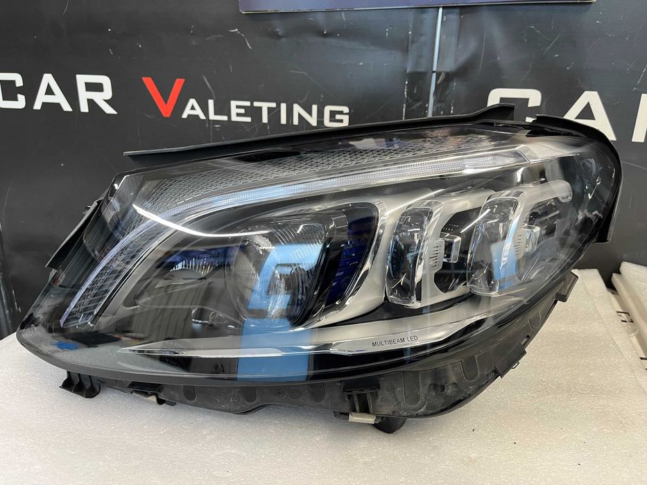 Фарове фар ляв Mercedes C W205 Facelift Face farove far Мерцедес Ц 205 Мултибийм Multibeam LED