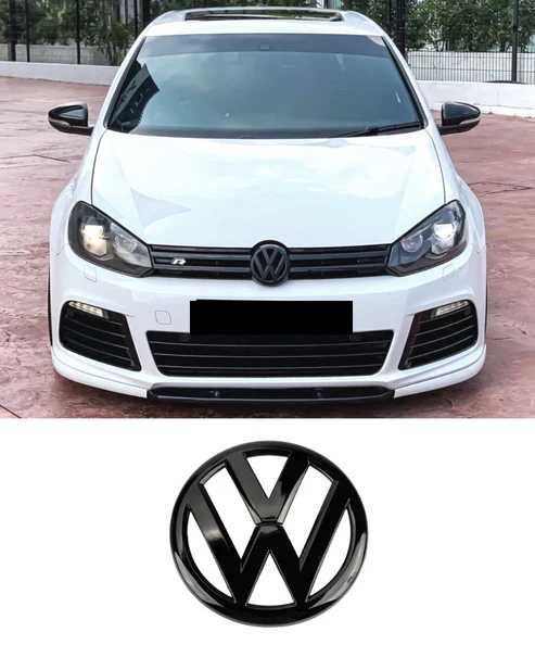 предна емблема за VW Golf MK6 черен гланц