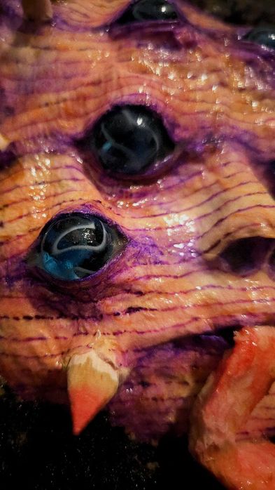 Tablou 3D Mixed Media cu iluminare sculptură murală artă suprarealistă