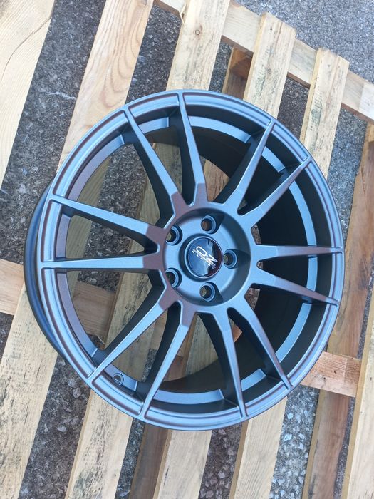 18"O.Z 5x114.3 Matt Gunmetal 8ж ет40 Honda Mitsubushi Dacia Renault Nissan Чисто Нови.