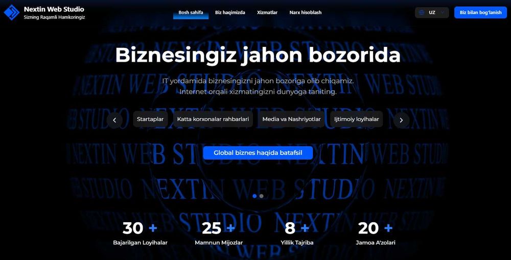 Landing page 7 kunda | Buyurtma olish uchun