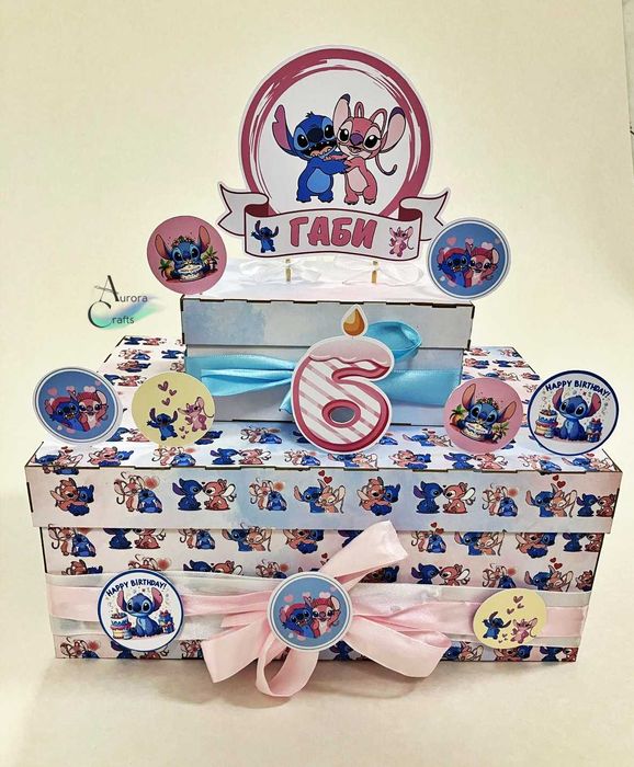 Картонена торта - кутия за детска градина