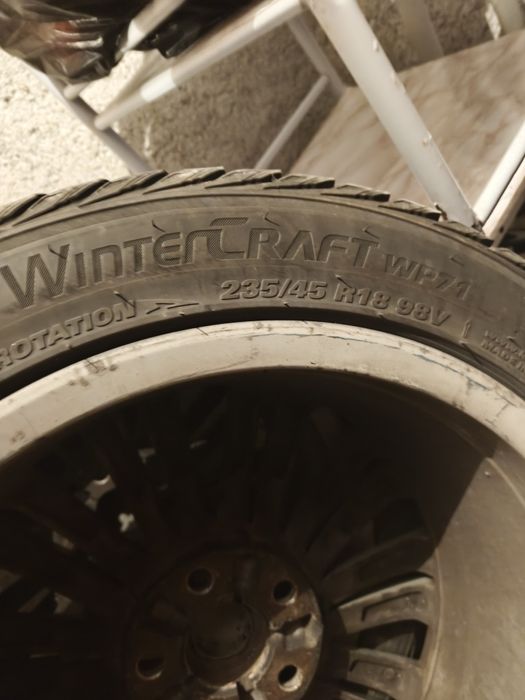 Jante Opel 18" cu anvelope Kumho 235/45/18 98V