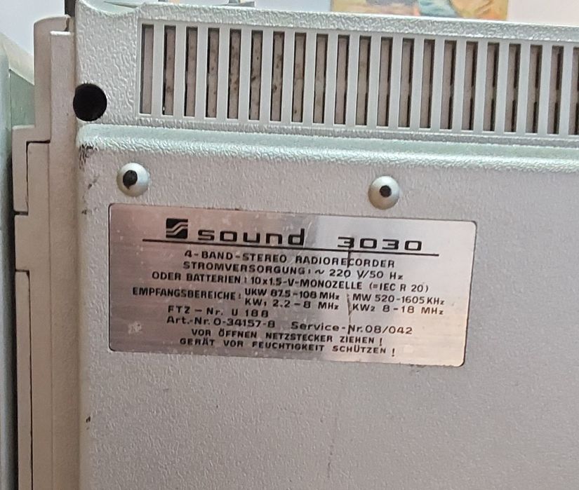 Boombox Sound 3030 ( Hitachi) 2x15w boxe