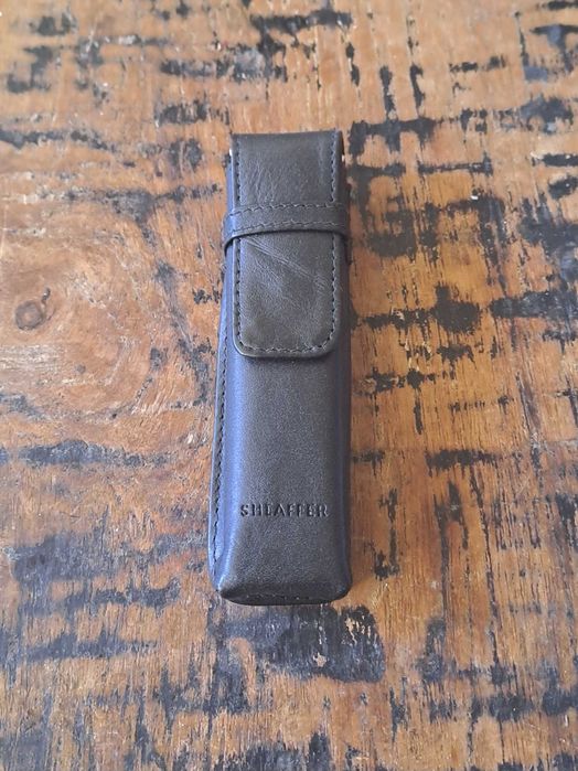 кожен калъф за химикалки Sheaffer Германия, от естествена кожа