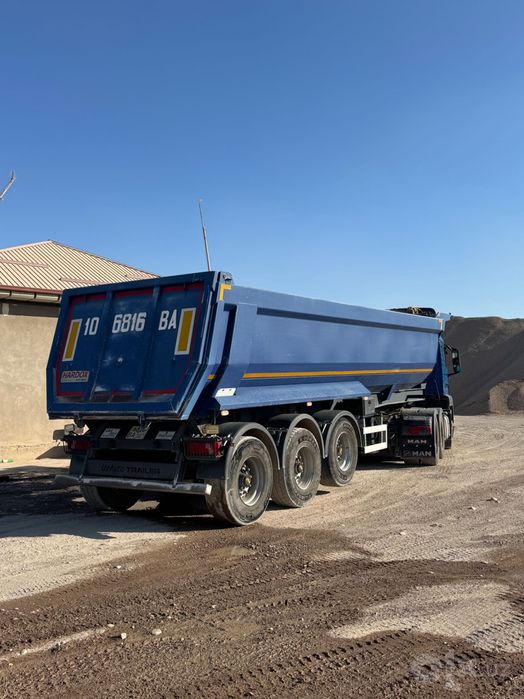 man tgs 26.400 uzautotrailer pritsep bn