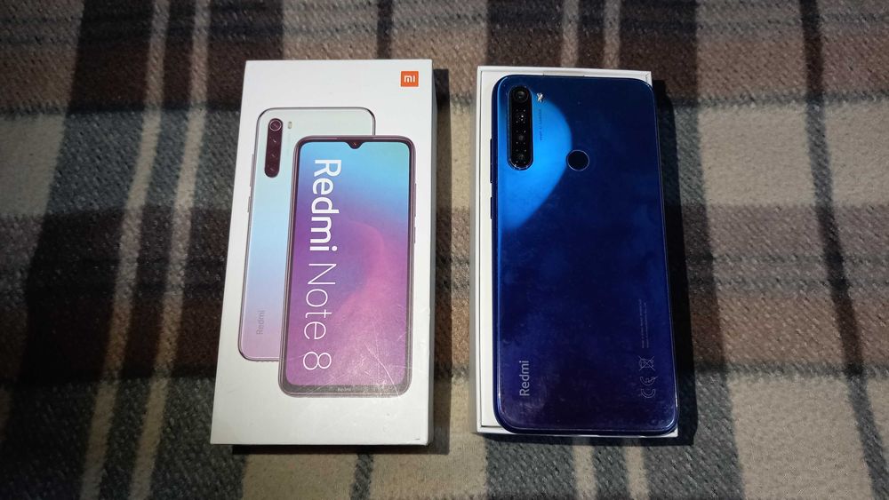 Xiaomi Redmi Note 8 (4гб/64гб) (Type-C, IPS) с коробкой.