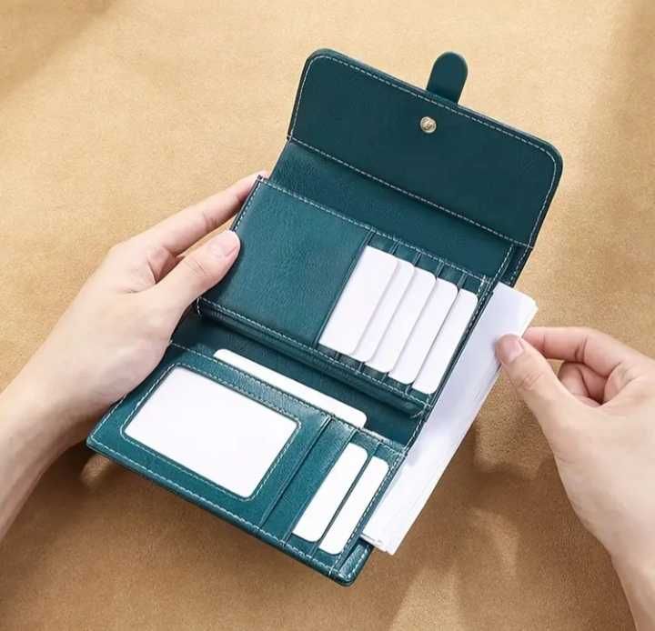 Дамски портфейли. Естествена кожа.