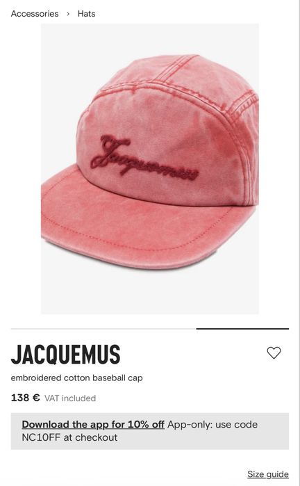 Jacquemus  Red Hat