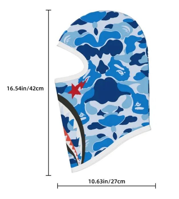 Bape Shark baclava/cagulă