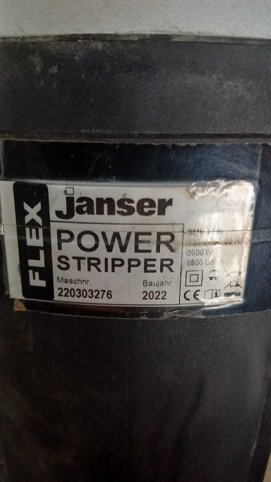 Masina Profesionala Decopertat Pardoseli JANSEN, an 2022