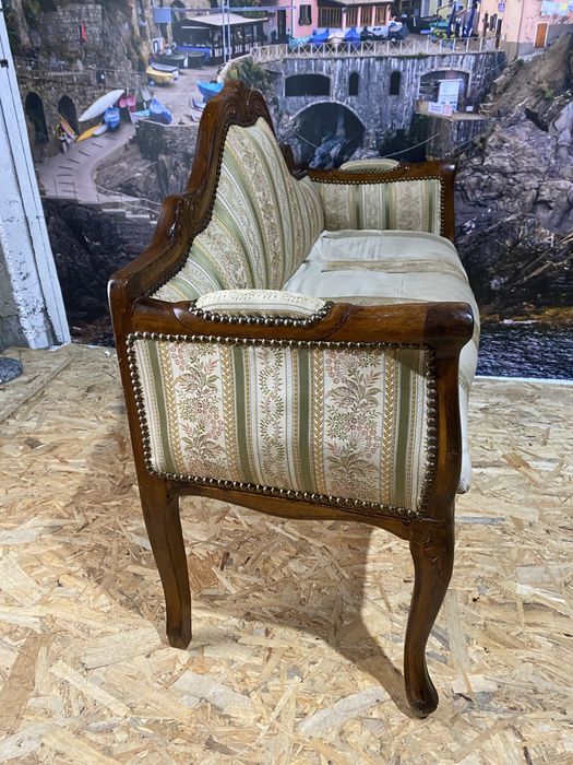 Canapea Banca Vintage Lemn Masiv Sculpturi