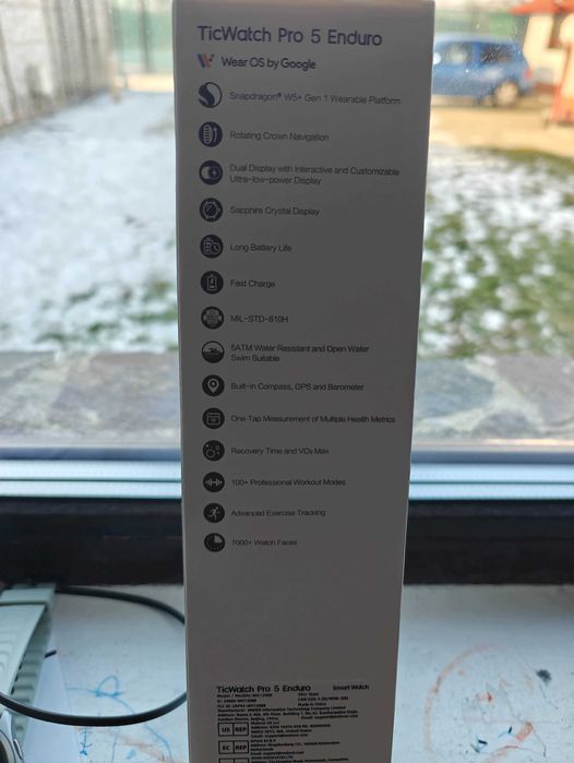 Vand ceas smartwatch Mobvoi TicWatch 5 PRO Enduro, ca nou, impecabil!