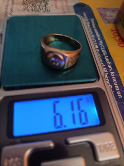 Inel aur model ghiul