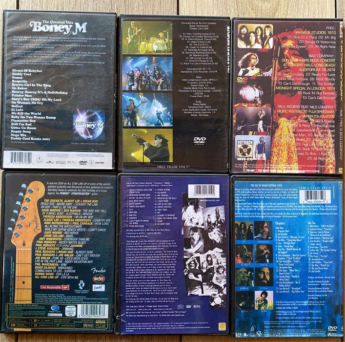 Vand dvd uri cu muzica buna