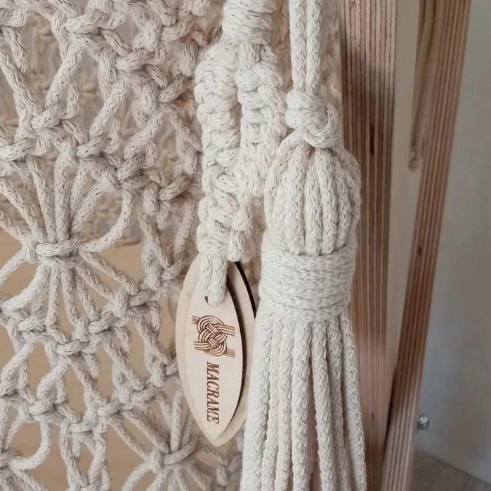 Колыбель, в стиле техника макраме