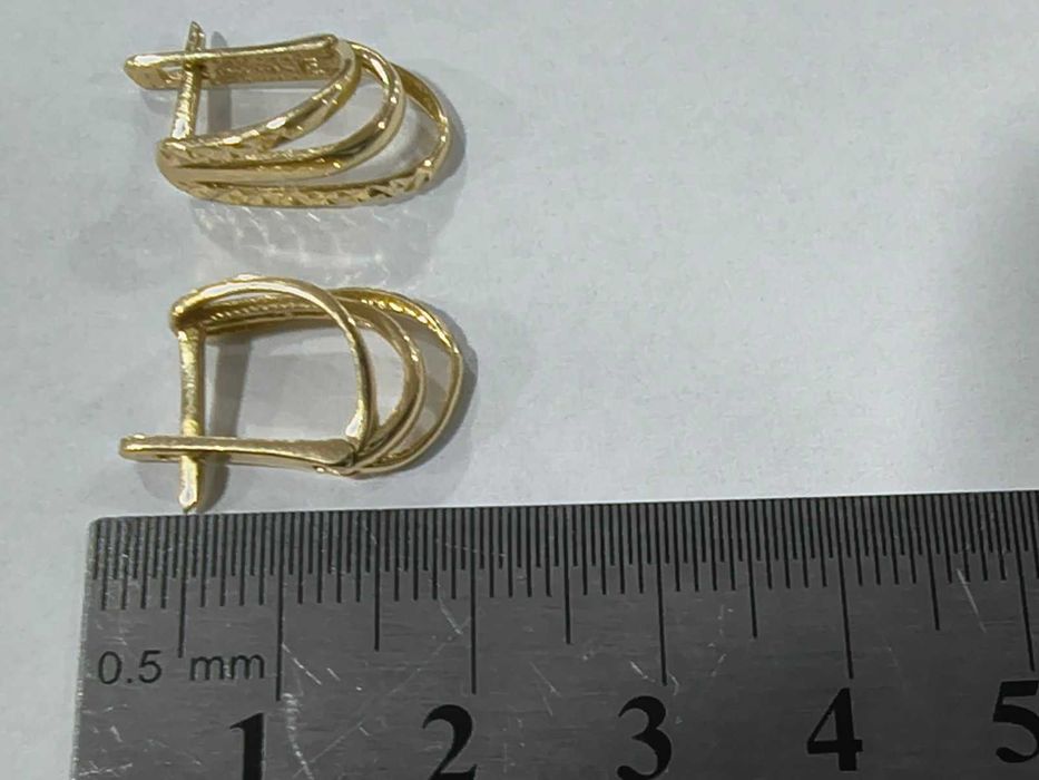 Златни обеци 14к