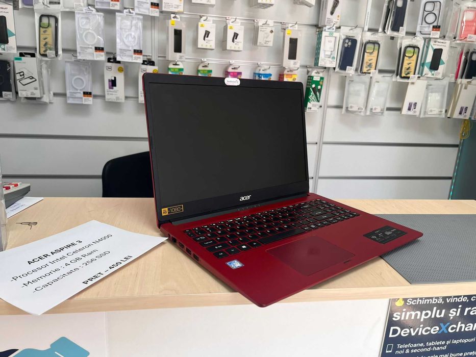 Laptop Acer Aspire 3 4 GB ram 256 SSD iNtel Celeron N4000