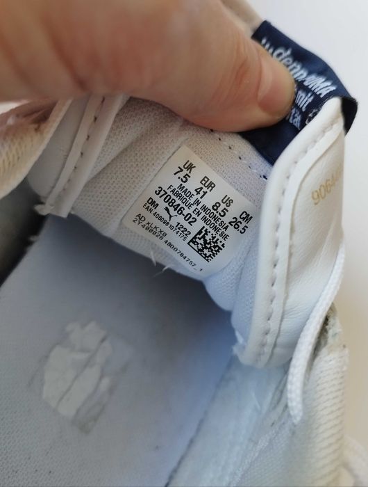 100% Оригинални мъжки маратонки от естествена кожа PUMA - RALPH SAMPSON!