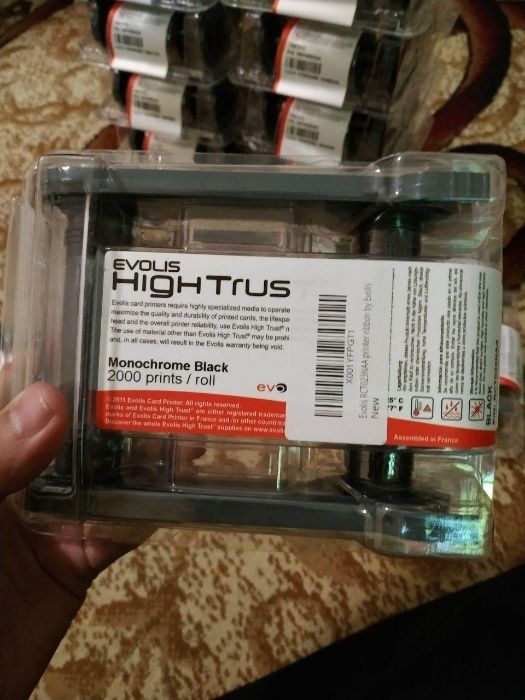 Evolis Primacy & Zenius RCT023NAA и R2011 Черная монохромная лента