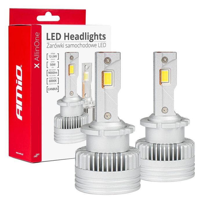 крушки диодни hid to led conversion kit white d2s d2r d4s d4r ...