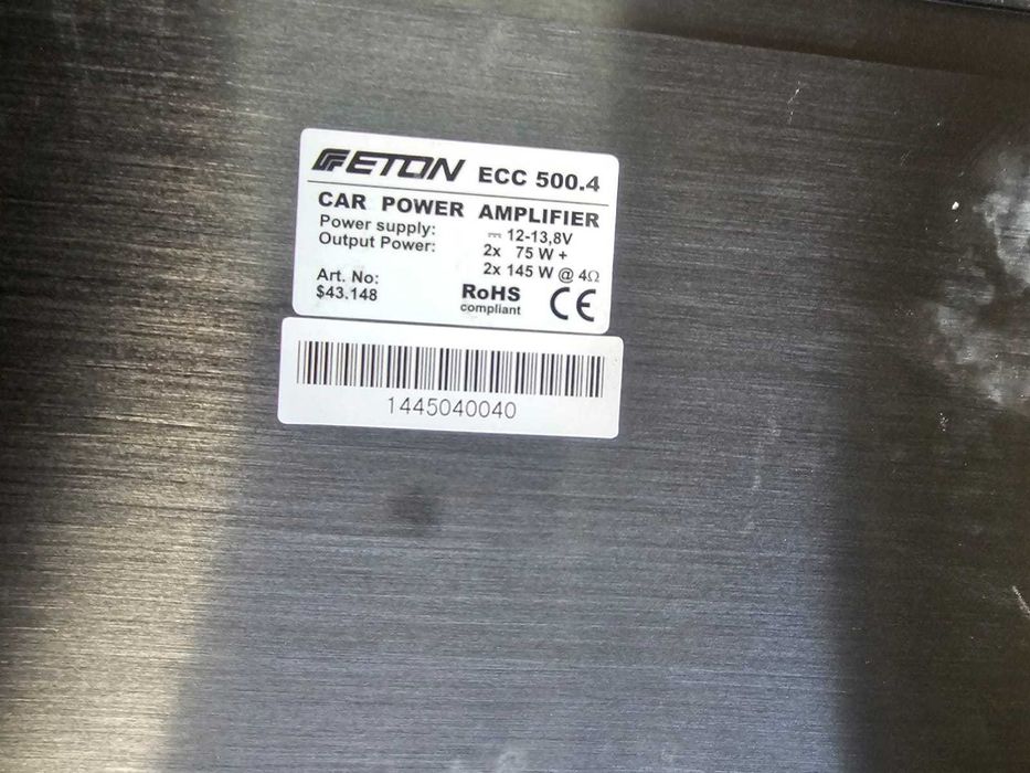 Kit statie amplificare Feton Ecc 500.4 cu baterie si convertor sunet