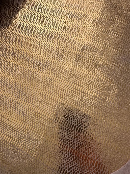 Piele naturala aurie bucata