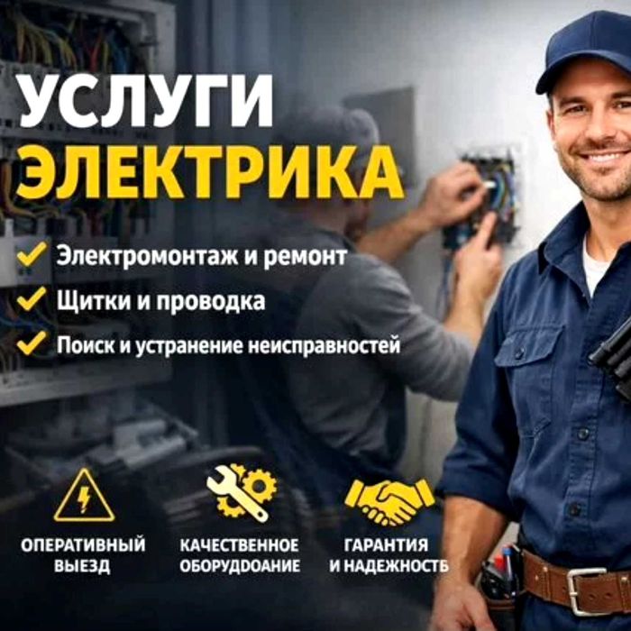Электрик. По городу Ташкент услуга 24 на 7, вызов электрика.