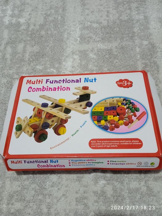 Конструктор деревянный