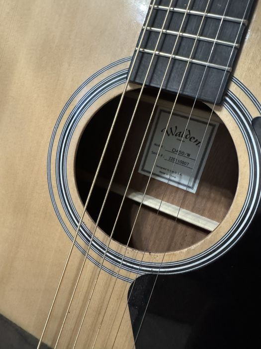 акустическая гитара walden D450/W