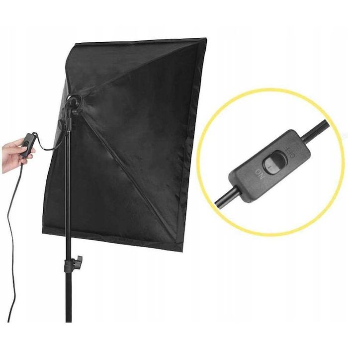 Lampa Softbox De Studio, GearPro, 50x70 cm, Iluminare Continua