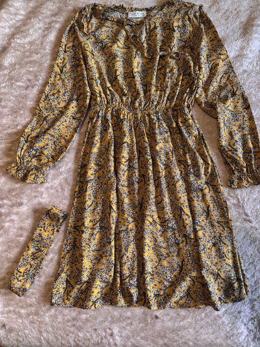 Разкроена НОВА рокля с коланче на половин цена.