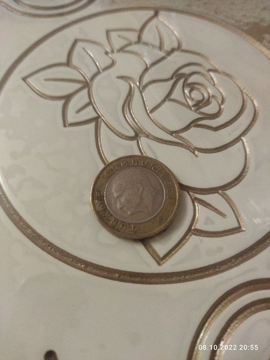 Монета лира турецкая