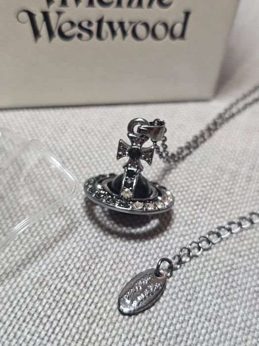 Lănțișor Vivienne Westwood Negru Orb planeta