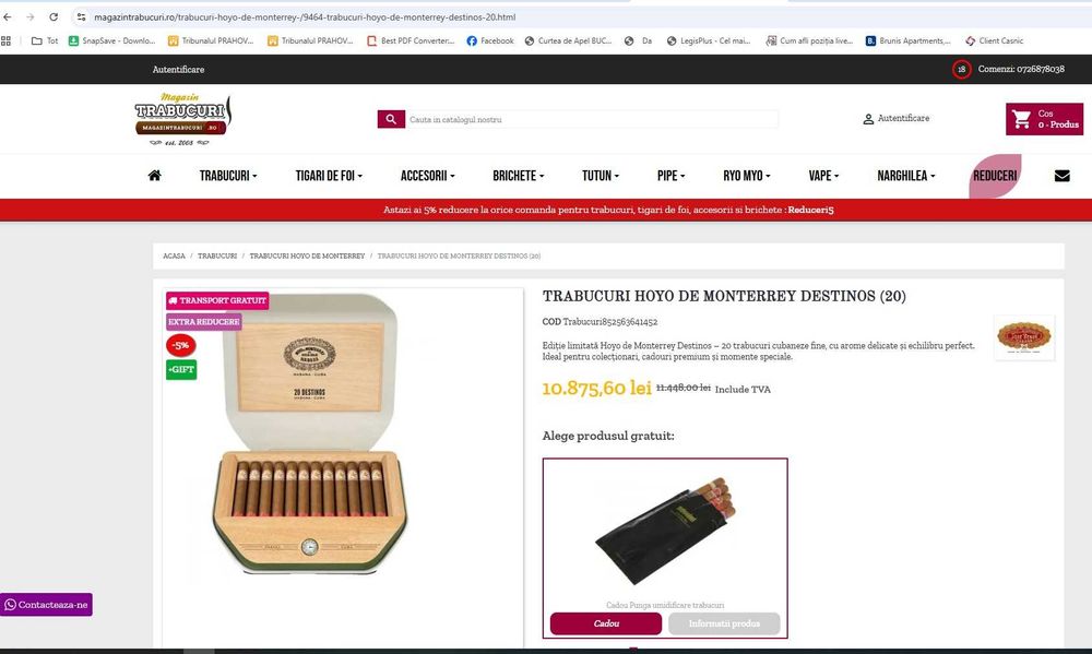 Trabucuri cubaneze fine! Ediție limitată Hoyo de Monterrey Destinos!