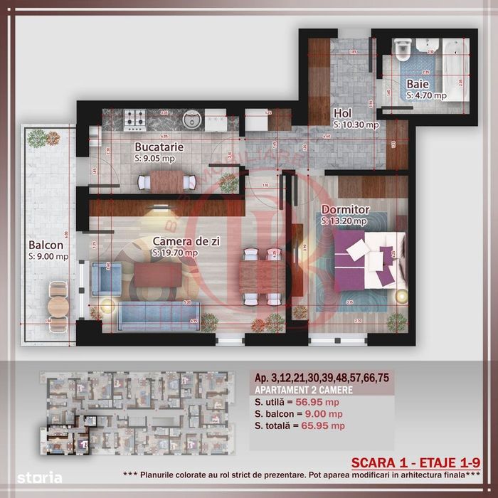 2 camere compartimentare ideala Titan Pallady Metrou N Teclu