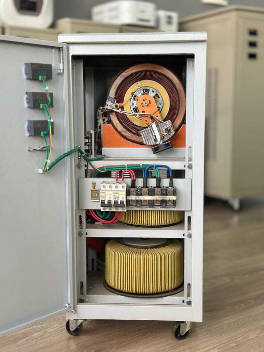 gidrox 80–250V da ishonchli ishlaydigan 20 kW stabilizator OPTOM